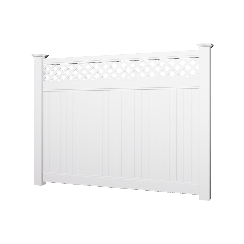 HEB PVC Lattice Top Privacy Fence