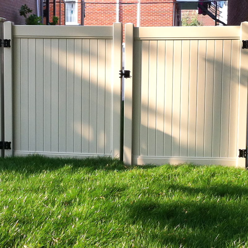 PVC Fence Double Gate Suit สำหรับแต่ละสไตล์