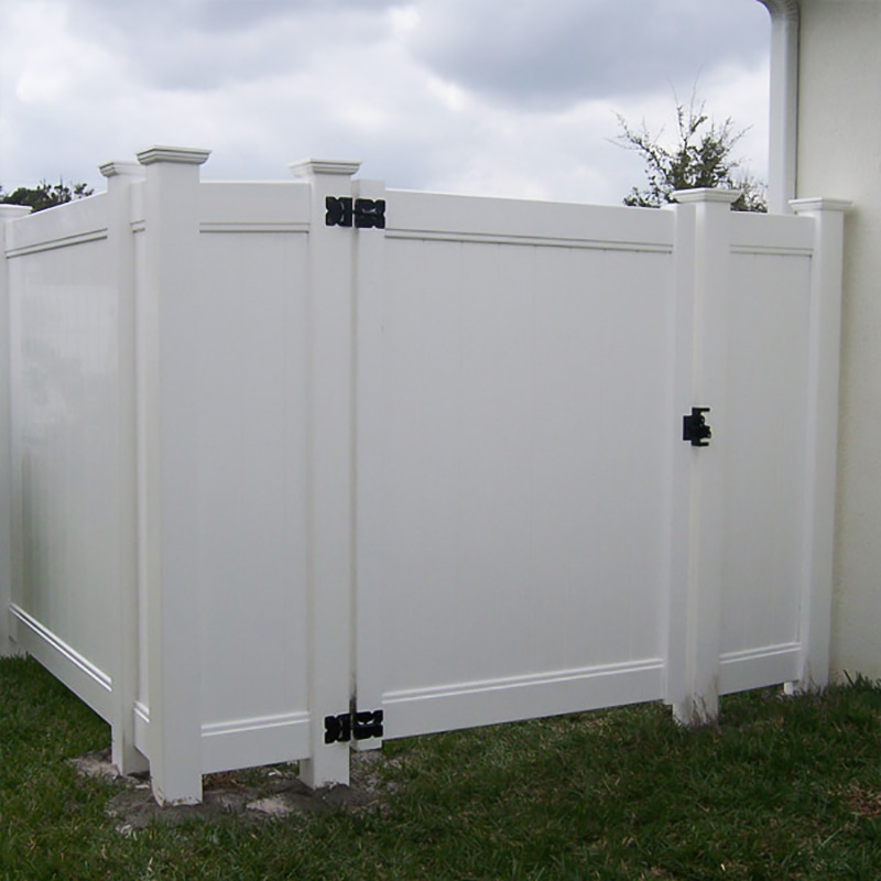 PVC Fence Single Gate Gate Suit สำหรับแต่ละสไตล์